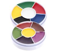 Lurrose 2pièces Peinture Pigments De Maquillage Pour Halloween De Huile Pour Visage Et Art Peinture Créatif Et Sécurisé