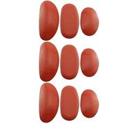 Lurrose 3 Ensembles 3 Pièces Grattoir en Caoutchouc Gadgets pour Enfants Nervure De Modelage Outils De Poterie en Céramique Spatules en Silicone Pelle à Peinture Fournitures d'art Argile