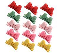 Lurrose 3 Ensembles Accessoires D'arc Bricolage Artisanat Caves Hairpin Barrette Craft Hair Bow Sapin De Noel Arcs De Coque De Téléphone Accessoires Noeuds Résine 20 Pièces * 3