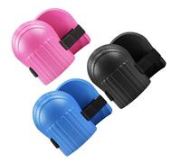 Lurrose 3 Paires Genouillères de Jardin Épaisses EVA pour Travail Extérieur Coussins Confortables et Antidérapants Protection Ergonomique des Genoux pour Hommes et Femmes Jardinage et Pose