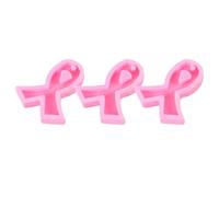 Lurrose 3 Pcs Ruban Rouge Moule Résine Moule Pendentif Moules avec Trou Silicone Époxy Moules Silicone Bonbons Résine Bijoux Moules Silicone Cookie Moule Aromathérapie Plâtre Voiture