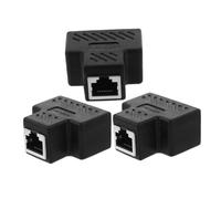Lurrose 3 Pièces Adaptateur Répartiteur Ethernet vers Lot de Câbles Splitter pour Réseau Extension Facile et Haute Vitesse pour Ordinateurs et Routeurs