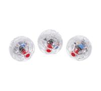 Lurrose 3 Pièces Boules Lumineuses pour Chats avec Détection de Mouvement Jouets Interactifs pour Exercice et Chasse Intérieure Balles Clignotantes pour Stimulation et Fitness des Animaux