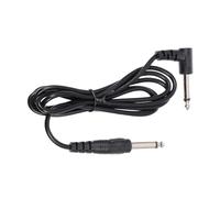 Lurrose 3 Pièces Câble de Guitare 6,35mm pour Électrique, Basse et Ampli | PVC et Cuivre, Transmission à Faible Bruit, pour Répétition, Enregistrement, Mixeur 1/4 Pouce, Noir