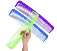 Lurrose 3 Pièces Grand Peigne en Plastique Léger et Solide pour Carnaval et Halloween, Accessoire Amusant et Décoratif pour Fêtes Festives et Cosplay