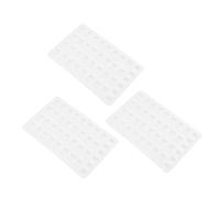 Lurrose 3 Pièces Mini Brick Mold Silicone For Dollhouse Mini Garden Diy Table Durable Accurate Measurement Mold For Educational Crafts And Decorative Models