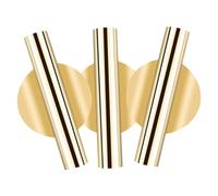 Lurrose 3 pièces Pot Mural Fer Vintage pour Fleurs Séchées Décor Rustique Suspendu pour Mur Salon Porche