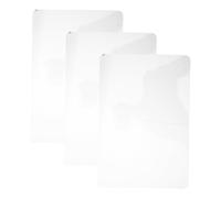 Lurrose 3 Pièces Tapis de Découpe Transparent Acrylique Ensemble pour Bricolage Scrapbooking Couture et Gravure Surface Lisse et Durable pour Travaux