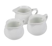 Lurrose 3 Pièces Tasse à Café de Mousseur à Lait pour Sauces et Design Élégant pour Service
