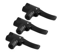 Lurrose 3 Pièces Tête de Pompe Double Adaptateur Presta vers Britannique | Connexion Facile à L’inflateur de Pneus, Plastique Portable, pour Camping, Ballons et Moto