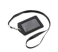 Lurrose 3 Pièces Titulaire de la Carte de lanière boites à fiches Badge Holder Titulaire d'une Carte d'identité de Voyage Support de Travail Passe Pochette Porte-Badge étanche Polyester