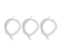 Lurrose 3 Pièces Tuyau de Remplacement en Plastique Blanc pour Stylo à Ventouse Strass, Compatible Polyvalent, Simple D'utilisation, pour Projets de Peinture Artistique Strass