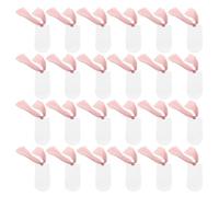 Lurrose 30 marque-places vierges en acrylique avec ruban - 9 x 4,5 cm, transparents, en forme d'arche, pour la mise en place des tables de mariage, la réservation des, les noms invités et