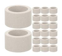 Lurrose 30 Pièces Anneaux en Céramique pour Aquarium Fixation Facile des Plantes Aquatiques, Base Stable pour Décoration et Plantation Aquarium d'eau Douce