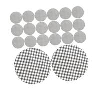 Lurrose 30 Pièces Plant Pot Breathable Mesh Pads Flower Pot Bottom Grid Mats for Bonsai Insect Barrier and Soil Leak Prevention Plastic Drainage Hole Screens Diameter per Set
