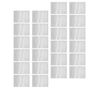 Lurrose 30 Pièces Protège-livre Transparent en Plastique Pp Imperméable et Résistant Flexion pour Documents et Notes, pour Bureaux et Salles de Classe