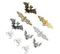 Lurrose 36 Pièces Pendentif en Alliage Forme Chauve-souris Vintage pour Fabrication de Bijoux Diy, Breloque Créative et Délicate pour Collier ou Bracelet Plusieurs styles