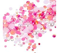 Lurrose 3paquet Breloques Perles Plates pour Ongles Accessoires de Décoration pour Nail Art et Loisirs Créatifs Lot