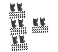Lurrose 4 Ensembles Clip De Rangement Fil Clips De Remplacement pour Étagères Filaires Fixation De Rangement Compatible avec Colonne Pièces * 4