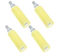 Lurrose 4 Galets de Guidage en Nylon pour Portail Coulissant, Roue de Portail Électrique 30x80 Mm, Lot de 4 Pièces, Support Robuste pour Portes Extérieures et Intérieures, Poulie Simple