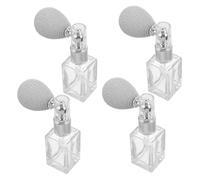 Lurrose 4 Pièces Atomiseur de Parfum Rectangulaire 15ml en Verre