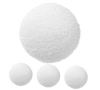 Lurrose 4 pièces Balles Filtrantes Éponge Réutilisables pour Filtration Aquarium Piscine Média Filtrant Léger Adsorption Huile et Longue Durée