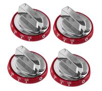 Lurrose 4 Pièces Couvercle du thermostat pour accessoires de cuisine gaz remplacement du bouton Boutons de four remplacement universel remplacement des boutons du four bouton de contrôle