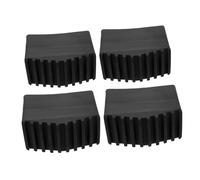 Lurrose 4 Pièces Couvre Antidérapants pour Échelle de Protection Caoutchouc Résistants et Amortisseurs de Vibrations Compatible Plupart des Modèles