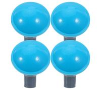 Lurrose 4 Pièces Embout D'arrosage Bleu en Plastique pour Jardin, Débit Doux et Large Couverture, Conception à Connexion Rapide pour Plantes Fragiles et Espaces Étroits