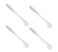Lurrose 4 Pièces Embout de Gonflage Rapide à Bouton Poussoir pour Valves | Anti-retour, Réutilisable, Compatible Pompe Manuelle, Bouchon Plat Discret, pour Camping et Garçon et Filles