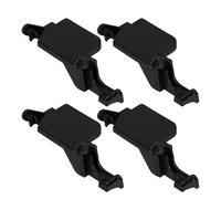 Lurrose 4 Pièces Kit de Réparation pour Micro-ondes Actionneur de Came de Porte Noir en Plastique, Levier de Verrouillage Compatible Large, Installation Facile Cuisine ou Bureau