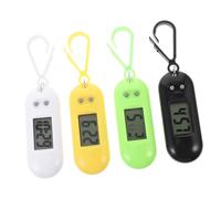 Lurrose 4 pièces Montres Électroniques LED Examen Porte Clés Montre de Poche Suspendue Couleurs Aléatoires Pratique et Facile à Lire pour et Ceinture Couleur Aléatoire Couleur Aléatoire