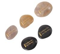 Lurrose 4 Pièces Pierre Commémorative Tribute Solide en Pavé Résistante aux Intempéries pour Cérémonies Commémoratives et Sites Funéraires aux Vétérans