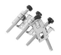 Lurrose 4 pièces Réglables Acier Robuste pour Meubles Hauteur Ajustable Antidérapante pour Armoires Tables et Chaises Niveauurs Stables pour Sols Inégaux