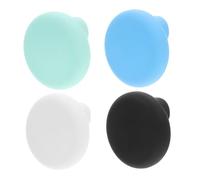 Lurrose 4 pièces Support Silicone pour Lot Épingles de Sécurité Étui pour Vêtements Garçon Fille Compatible avec Apple pour Garçon Fille et Adultes Noir Blanc Vert Menthe