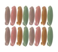 Lurrose 40 Épingles à Foulard en Plastique Gris-Vert Lot de 40 Pièces - Broches de Sûreté Droites pour Hijab Musulman Accessoires Multifonctions pour Pulls Châles et Vêtements