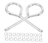 Lurrose 40 Pièces Fire Extinguisher Lock Pins High Strength Metal Replacement Pins for Fire Safety Equipment Quick Release Security Accessories