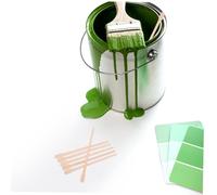 Lurrose 400 pièces Bâtonnets pour Peinture Mélangeurs Pigments Agitateur Époxy Ergonomique pour Projets Artistiques et Bricolage à Domicile Réutilisable