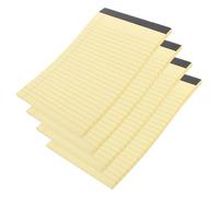 Lurrose 4pièces Bloc-notes Lignés Avec Pages Détachables Calepin Compact Pour Prise De Notes École Et Bureau Design Horizontal Pour Écriture Organisée