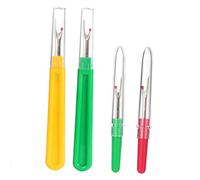 Lurrose 4pièces Lot De Découseurs Couture Avec Poignée Plastique Grand Et Petit Formats Pour Découdre Sans Abîmer Outil Pratique Pour Accessoire Couture Et Découseur Fil