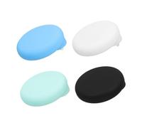 Lurrose 4Pièces Support de Air Silicone Lot de Étuis Cachés avec Épingles pour Vêtements Garçon Fille et Adultes Compatible avec Air Tag et Sécurisé