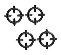 Lurrose 4pièces Supports Ronds Pour Cafetière Italienne Réducteur De Brûleur à Gaz Adaptateurs Pour Casseroles Plaques De Cuisson Résistantes Gain Énergie