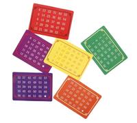 Lurrose 5 Ensembles de Cartes Mentales pour Lecture de Pensée sur Scène en Papier Coloré, Compétences Interactives en Gros Plan et Prédiction Future pour Spectacles et Fêtes d'halloween