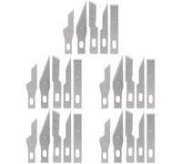 Lurrose 5 Ensembles Lames De Couteau À Découper Outils De Sculpture Blocs De Linoléum pour La Gravure Lames De Rasoir Utilitaires Découpe Artisanale Outils De Coupe Lames De 50 pièces * 5