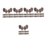 Lurrose 5 Ensembles Pendentifs Porte-collier Charmes Bracelets Perle Trousse Colliers Pierre De Naissance Bracelet À Breloques Collier En or Collier Porte-bague Corde Métal 40 Pièces * 5