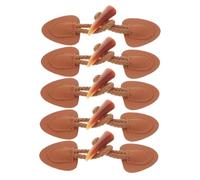 Lurrose 5 Pièces Boutons à Bascule Résine pour Manteaux et Fermetures Pratiques pour Vêtements Vintage Accessoires de Couture Diy Design Effet Corne