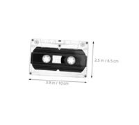 Lurrose 5 Pièces Cassette Audio Vierges Double Face pour Musique et Discours avec Boîtier Transparent Rigide Cassettes pour Enregistrements DIY et Projets Rétro