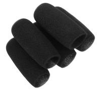 Lurrose 5 Pièces Couvre Micro Mousse Vent Protection pour Microphones de Conférence Filtre pour Accessoire Réutilisable et Durable pour Audio Optimal