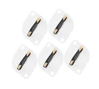Lurrose 5 Pièces fusible du sèche-linge thermostat Élément chauffant du sèche-linge Amana dissolvant de charpie pour sèche-linge kit de nettoyage de sèche-linge Plastique