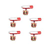 Lurrose 5 Pièces Lot de Épingles à Nourrice pour Vêtements Garçon Fille Épingle de Sûreté Multi-usages à Couches Garçon Fille